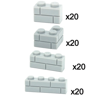 Light Gray-80pcs