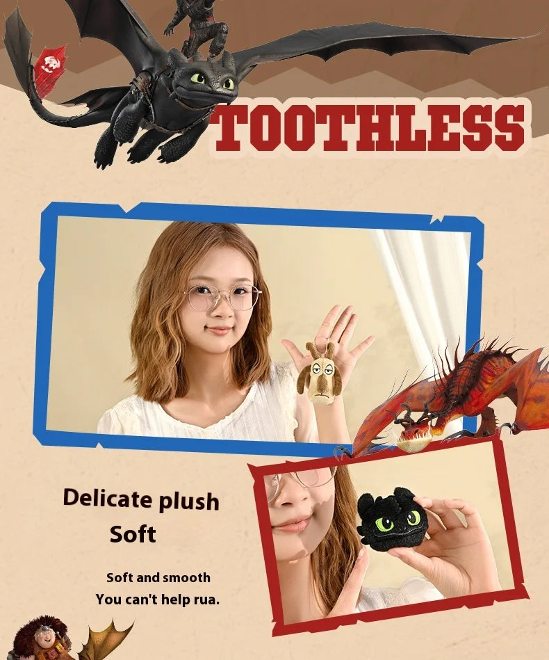 How To Train Your Dragon Tandloos Pluche Figuur met Magneet