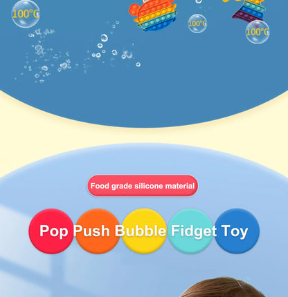 Pop Push Bubble Fidget Speelgoed voor Stressvermindering en Zintuiglijke Ontwikkeling