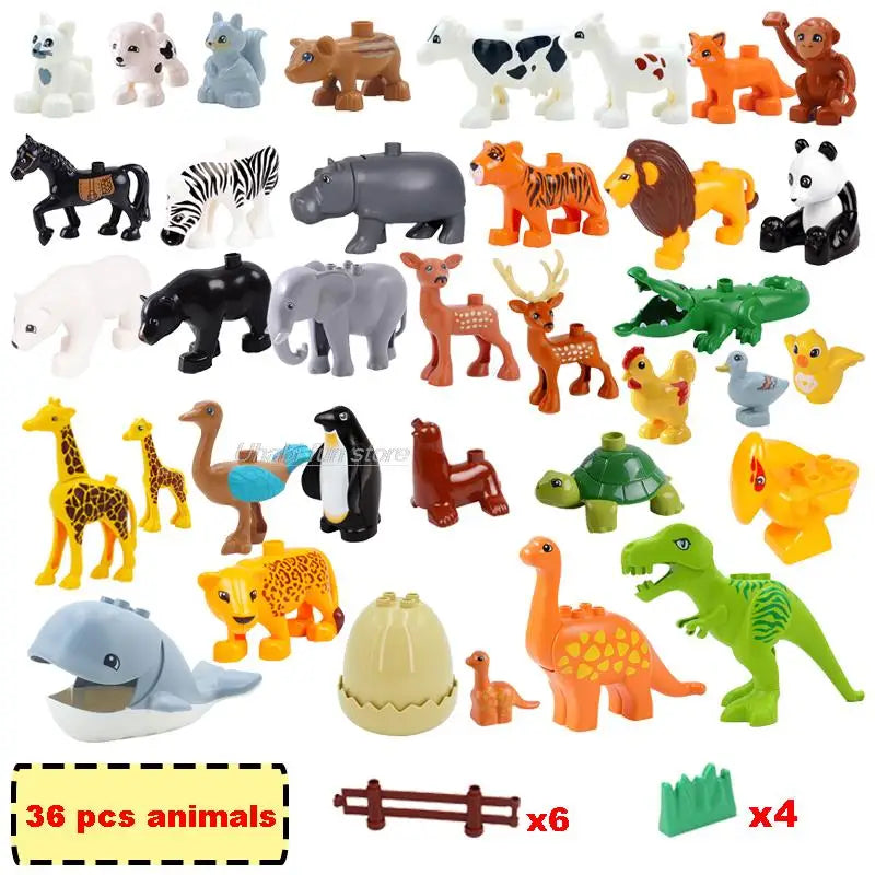 Grote en Kleine Bouwblokken Set – Compatibel met Duplo