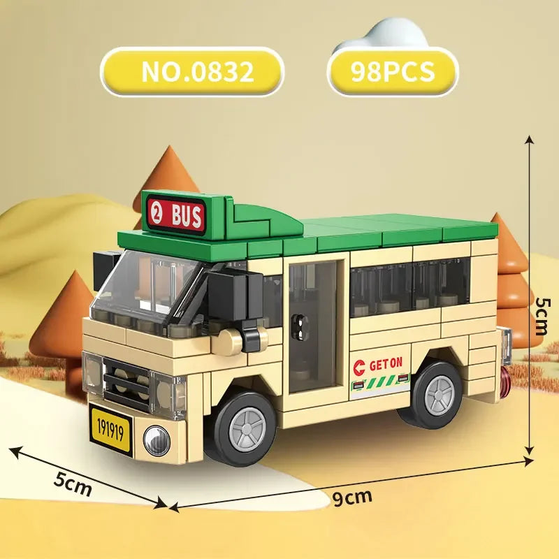 Stads Voertuigen Bouwblokken Set (LEGO®-compatibel) 14+