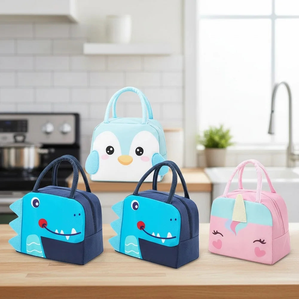 Geïsoleerde Lunchtas voor Kinderen met Leuke Cartoon Print
