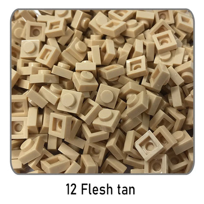100 stuks 1x1 bouwstenen | Compatibel met Lego