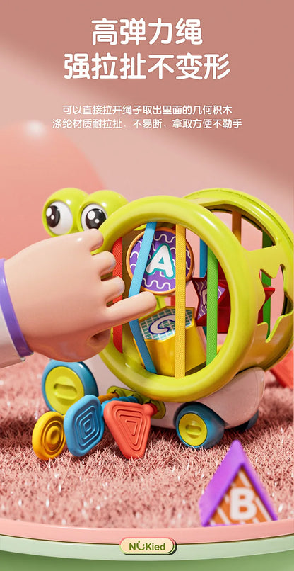 Vormenstoof met Elastische Banden voor Fijne Motoriek Baby's en Peuters