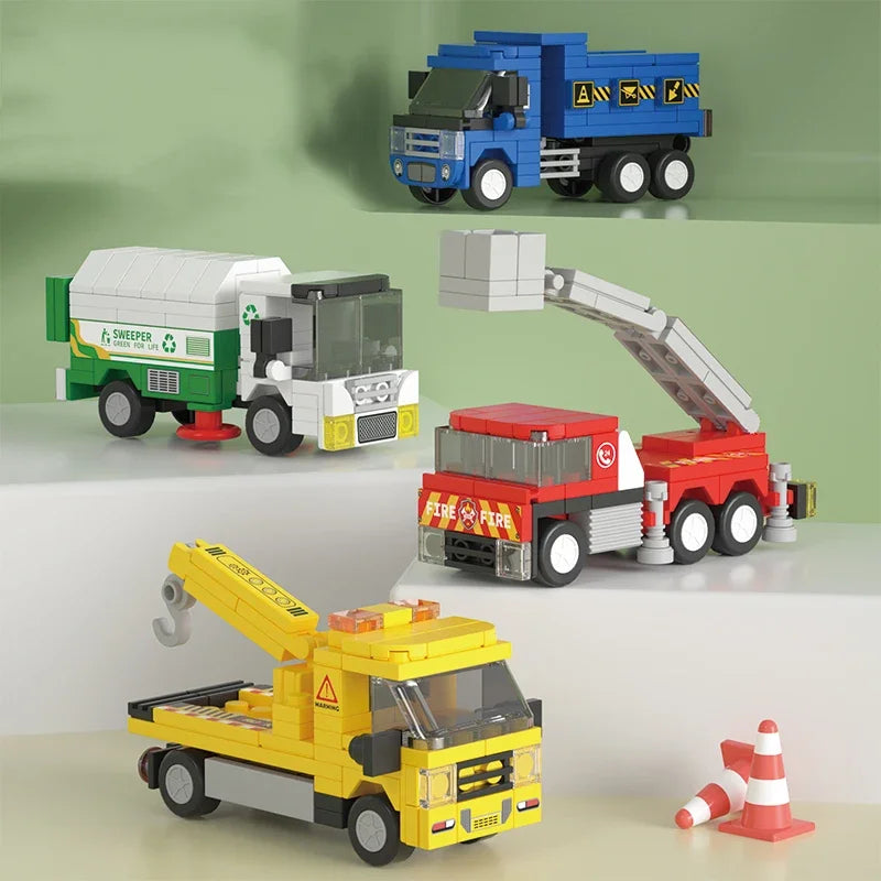 Stads Voertuigen Bouwblokken Set (LEGO®-compatibel) 14+