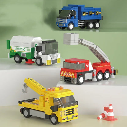 Stads Voertuigen Bouwblokken Set (LEGO®-compatibel) 14+