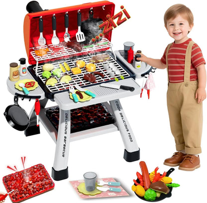 Speelgoed BBQ Grill met Rook, Geluid en Licht voor Kinderen