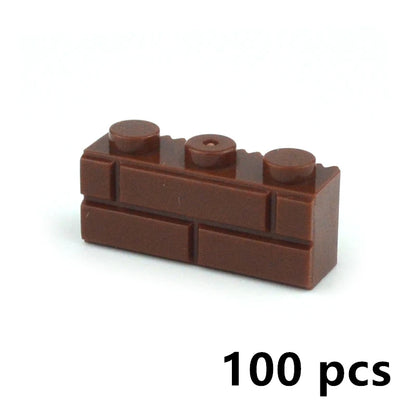 Kleine bouwstenen voor muren | Compatibel met Lego | Diverse maten