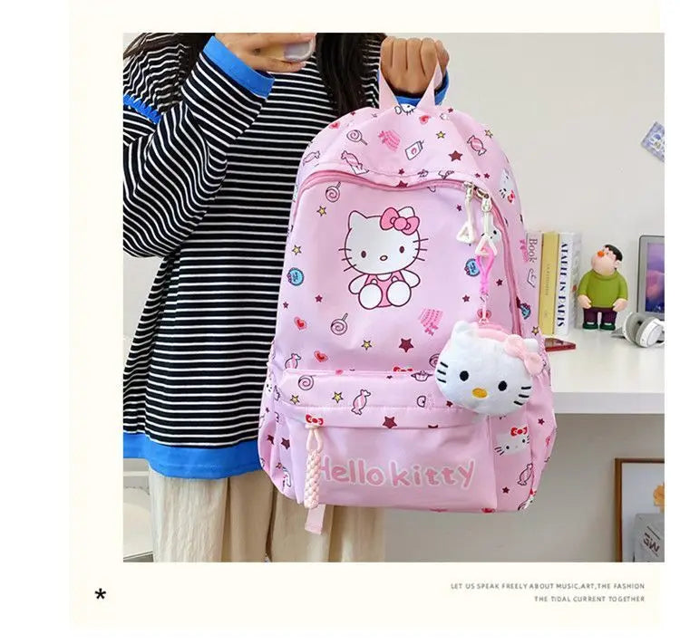 Sanrio Schooltas met My Melody, Cinnamoroll & Kuromi + Mini Tasje