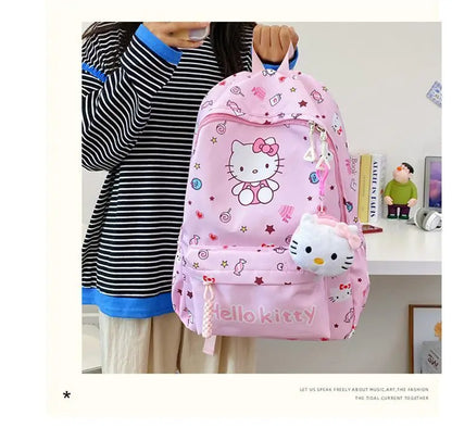 Sanrio Schooltas met My Melody, Cinnamoroll & Kuromi + Mini Tasje