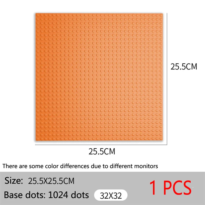 Bouwplaat 32x32 studs voor bouwblokjes – Compatibel met Lego