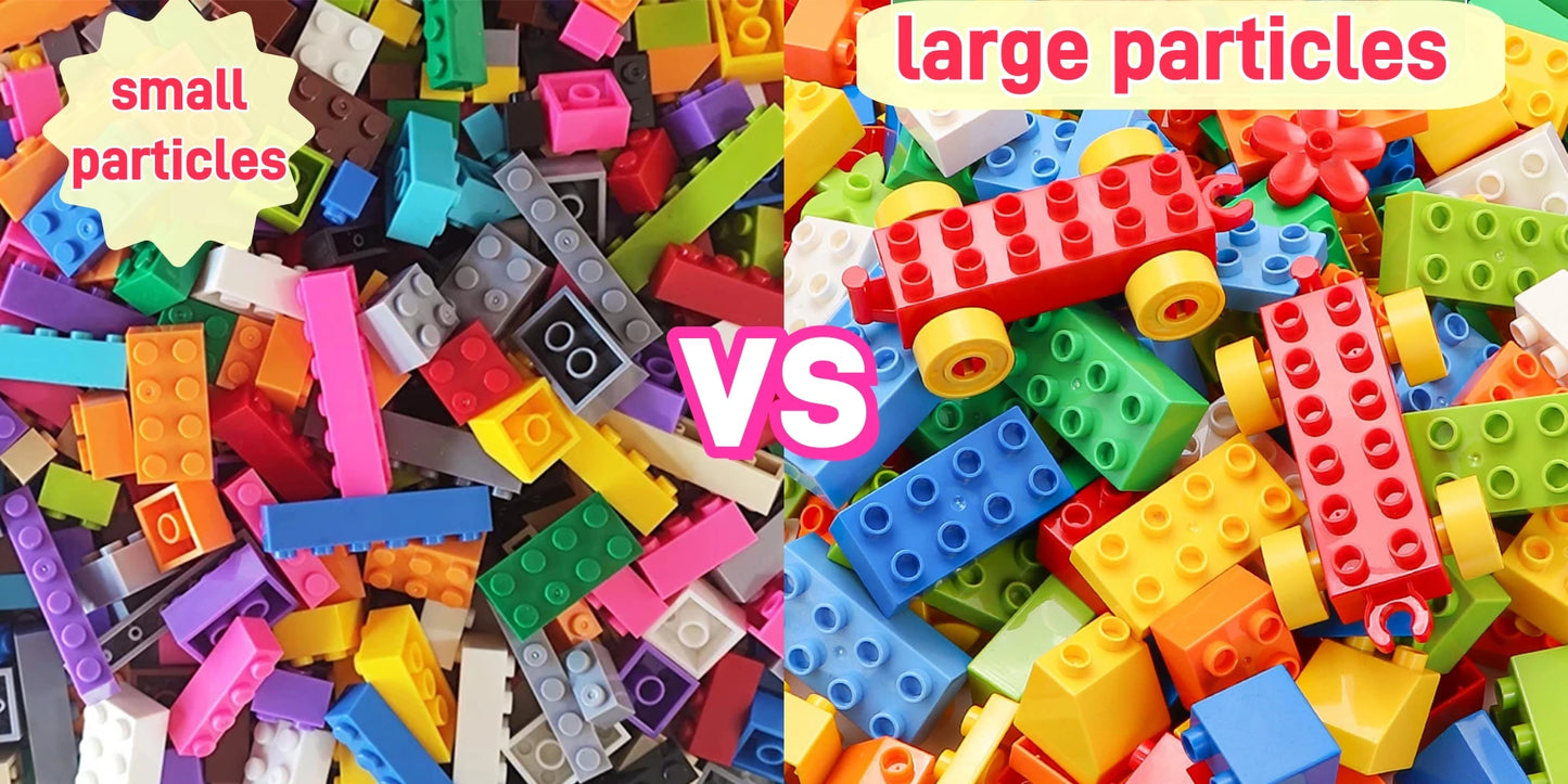 Kleine Bouwblokjes Bulkverpakking | Compatibel met Lego en LeDUO