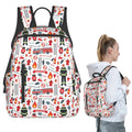 Unisex Schooltas met Brandweerwagen Patroon