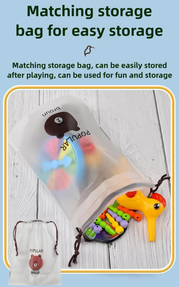 Speelgoed Specht met Magnetische Insecten | Educatief Vangspel voor Kinderen
