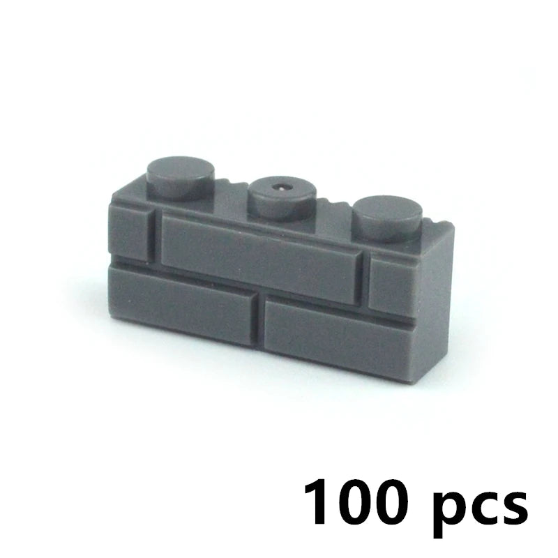 Kleine bouwstenen voor muren | Compatibel met Lego | Diverse maten