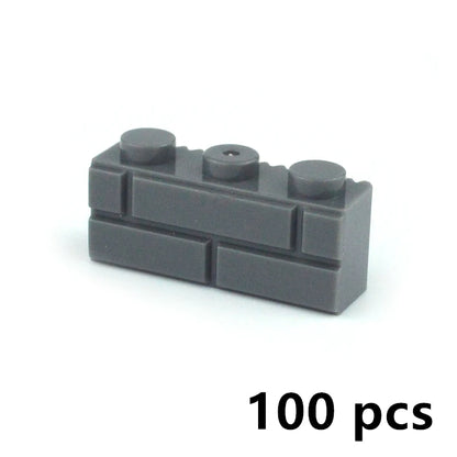 Kleine bouwstenen voor muren | Compatibel met Lego | Diverse maten