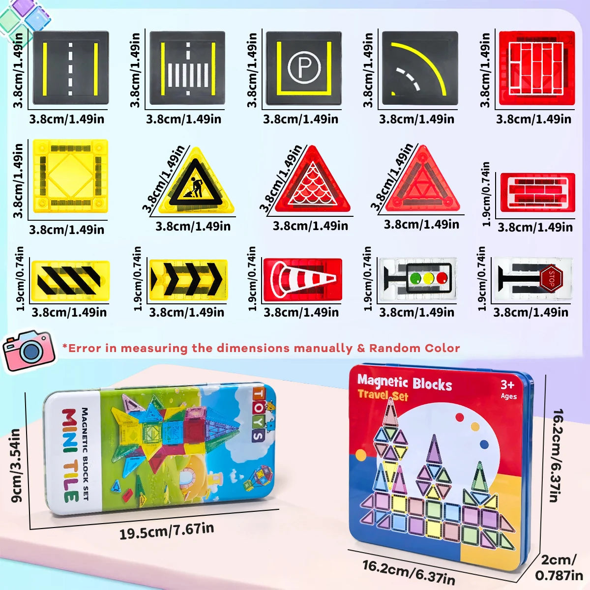 Magnetische wegen set voor bouwen