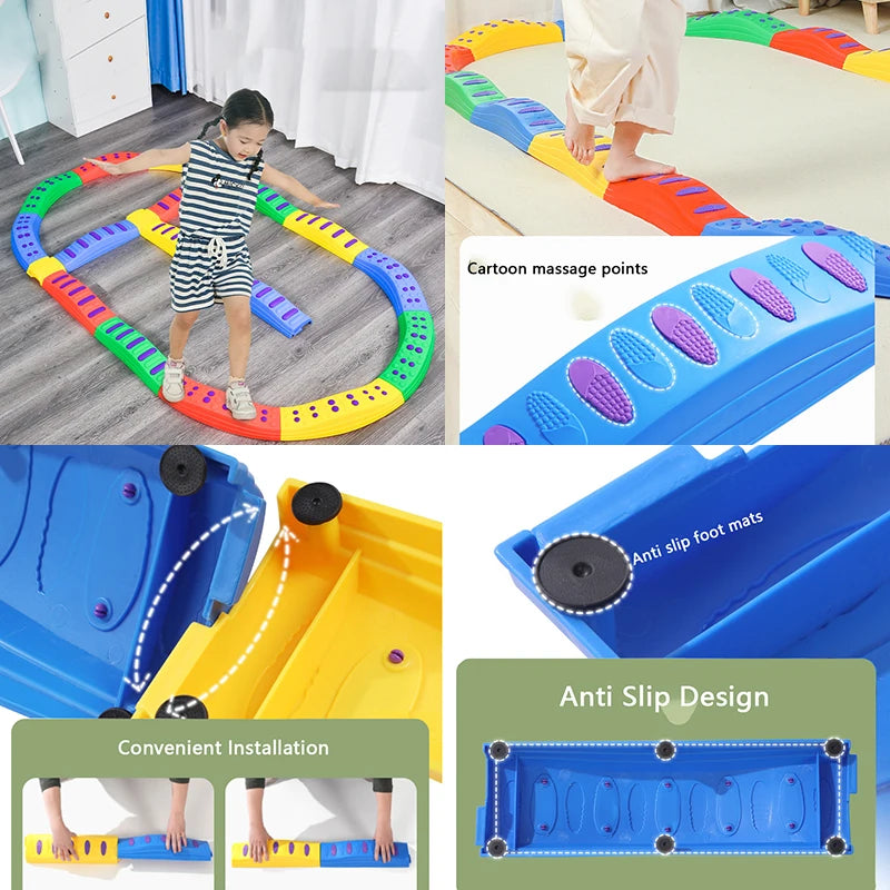 Kinder Balansloopstenen Set – Voor Balans en Sensorische Ontwikkeling