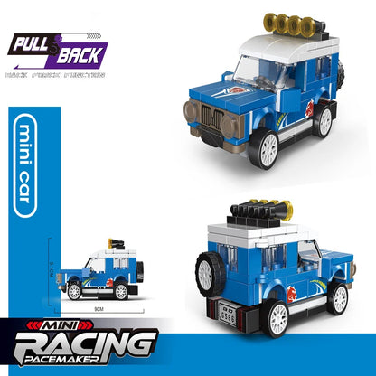 Bouwblokjes Optrek Voertuigen | Diverse Modellen LEGO®-compatibel