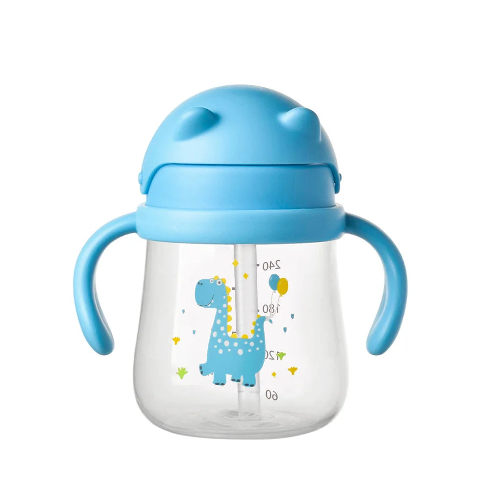 270ml Baby Drinkbeker met Rietje en Dubbele Handvatten
