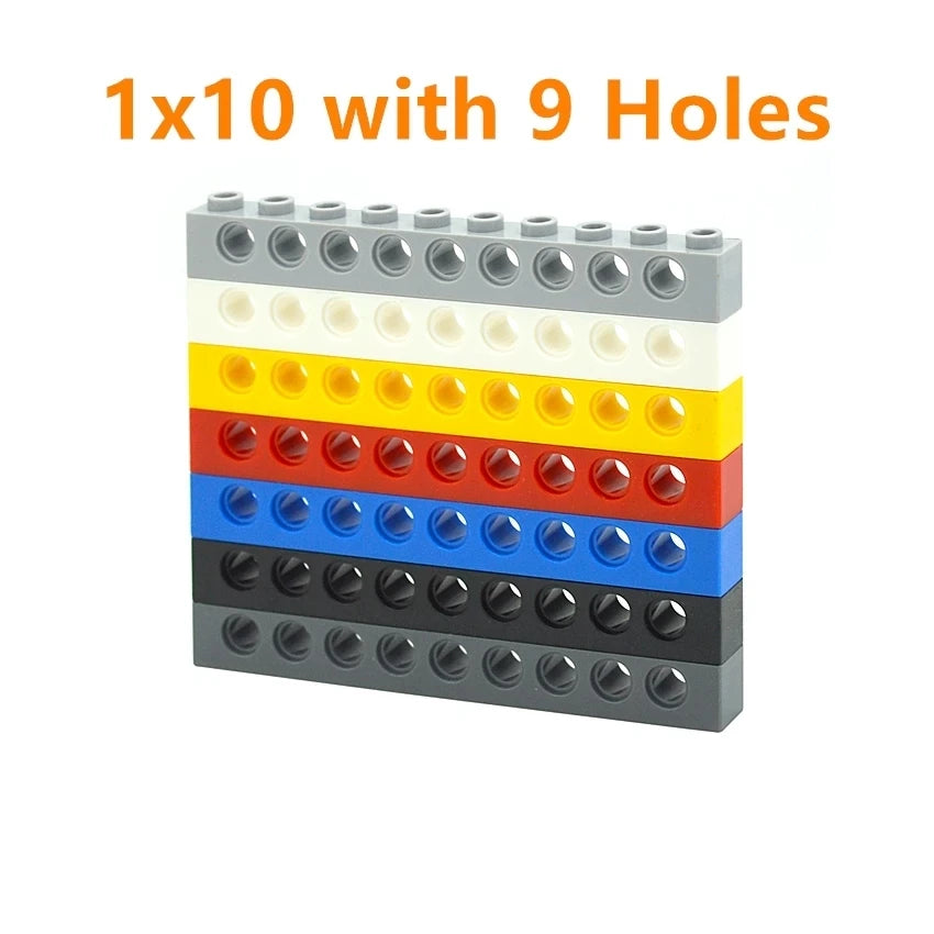 Technische bouwstenen balken – Compatibel met LEGO® (met gaten)