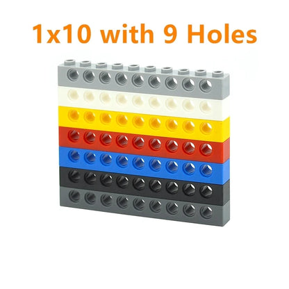 Technische bouwstenen balken – Compatibel met LEGO® (met gaten)