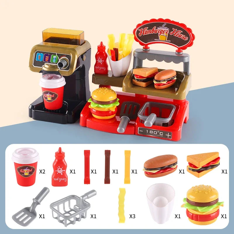 Speelgoed Fastfood Restaurant Kassa Set voor Kinderen
