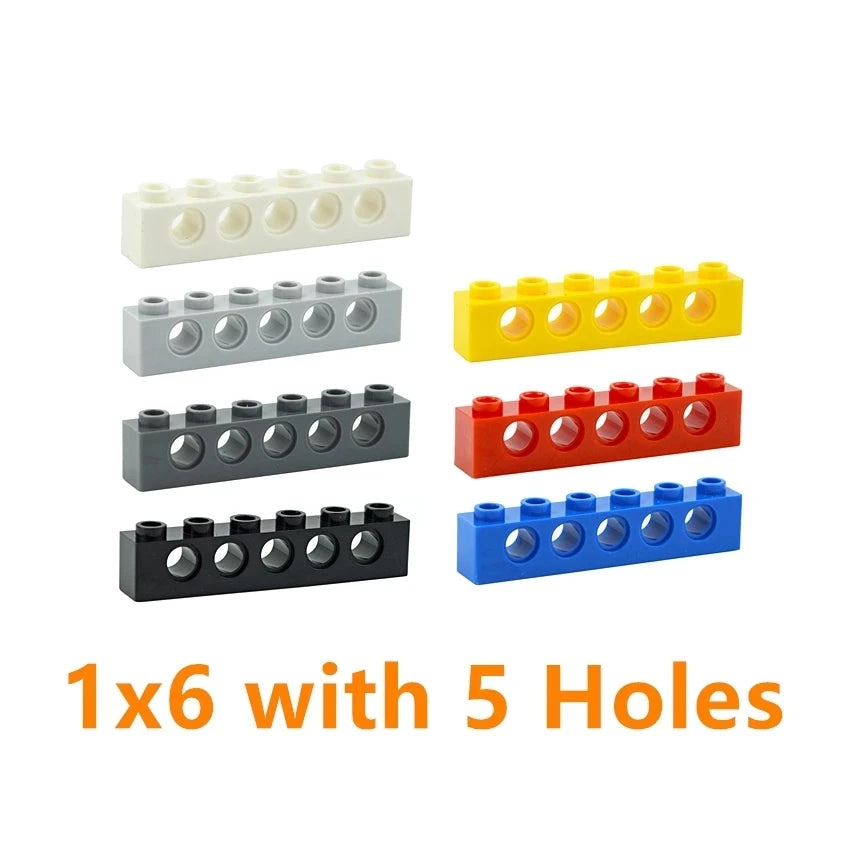 Technische bouwstenen balken – Compatibel met LEGO® (met gaten)