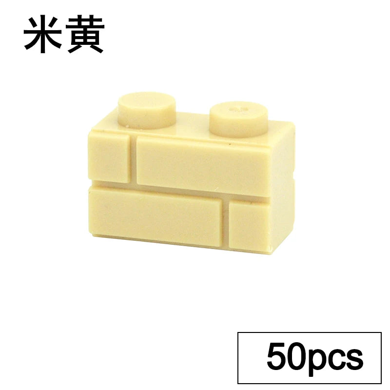 Kleine bouwstenen voor muren | Compatibel met Lego | Diverse maten