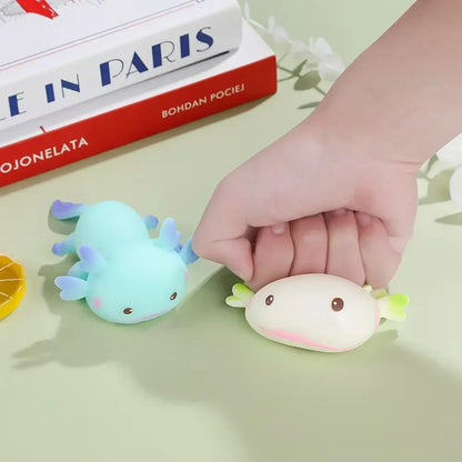 Axolotl Squishy Stressbal voor Kinderen en Volwassenen