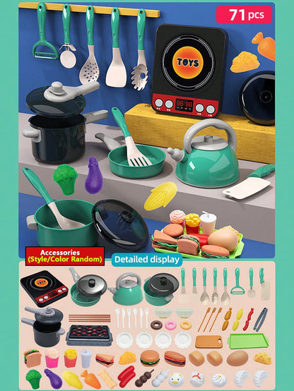 Speelkeuken Accessoires Set met Potten en Pannen voor Kinderen