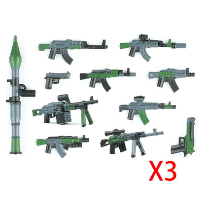Bouwblokjes Figuren Commando Speciale Eenheid Leger met Wapens en Accessoires