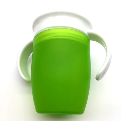 Lekvrije Draaibare Baby Drinkbeker met Handvatten en Draaideksel 1-2 Jaar