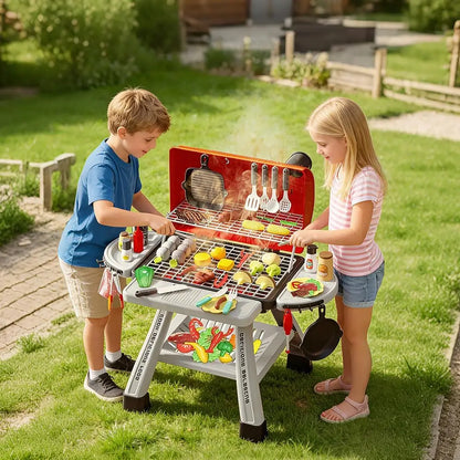 Speelgoed BBQ Grill met Rook, Geluid en Licht voor Kinderen