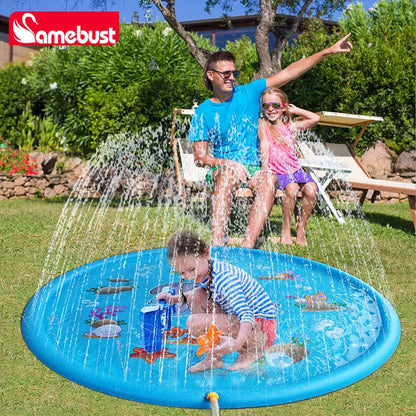Opblaasbare Waterspeelmat met Sproeiers