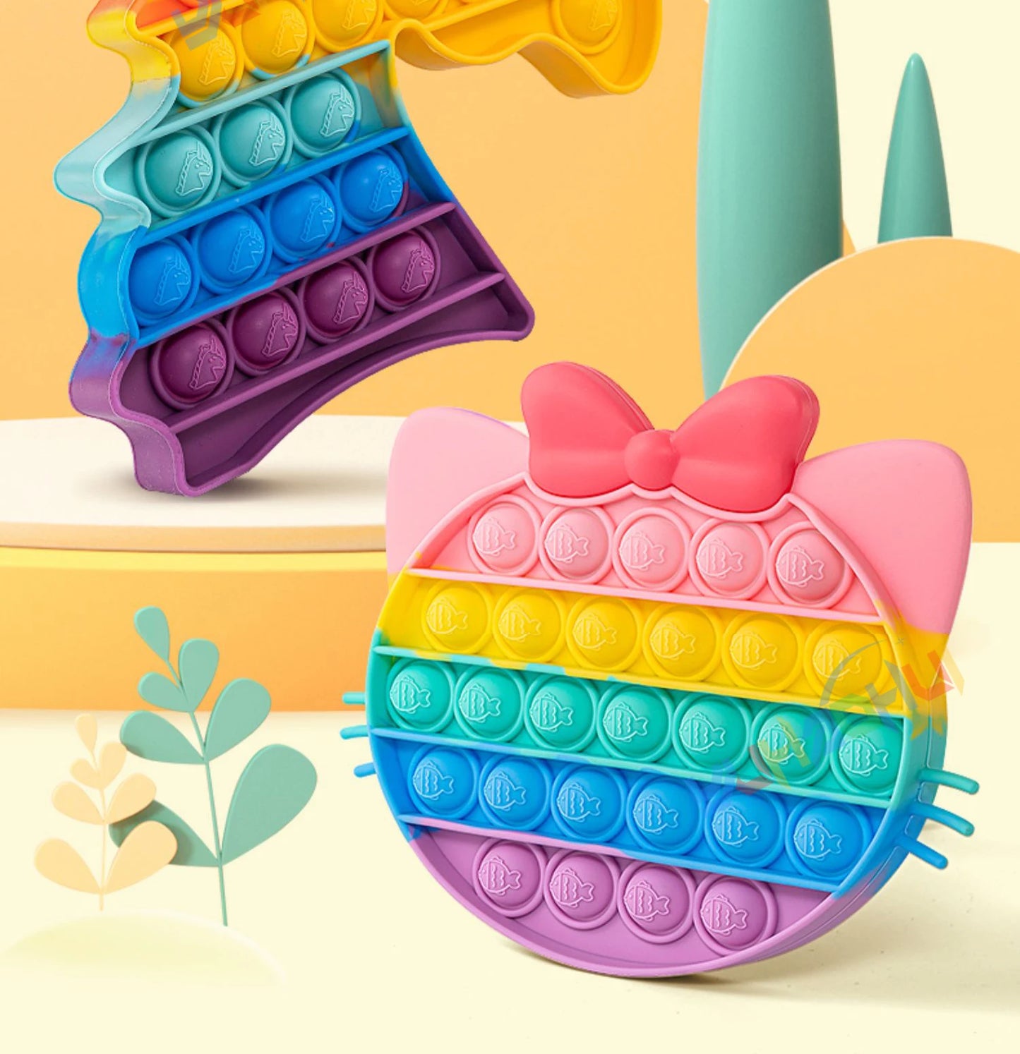 Pop Push Bubble Fidget Speelgoed voor Stressvermindering en Zintuiglijke Ontwikkeling