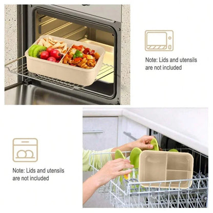 Bento Lunchbox voor Kinderen met 4 Vakken