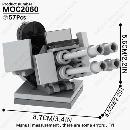 MOOXI Space Wars Bouwset: Voertuig & Tank Compatibel met LEGO®