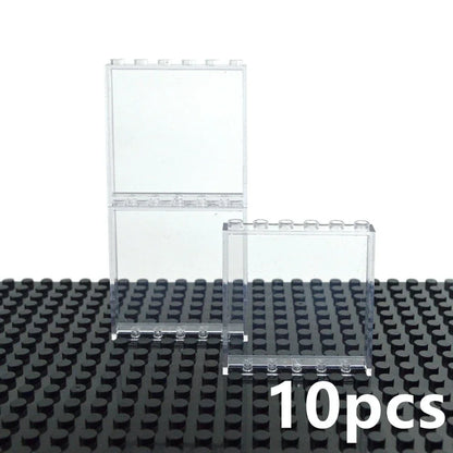 Transparante ramen & deuren bouwstenen set – Compatibel met LEGO®