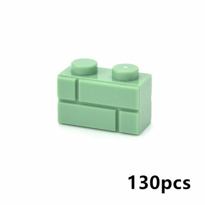 Kleine bouwstenen voor muren | Compatibel met Lego | Diverse maten