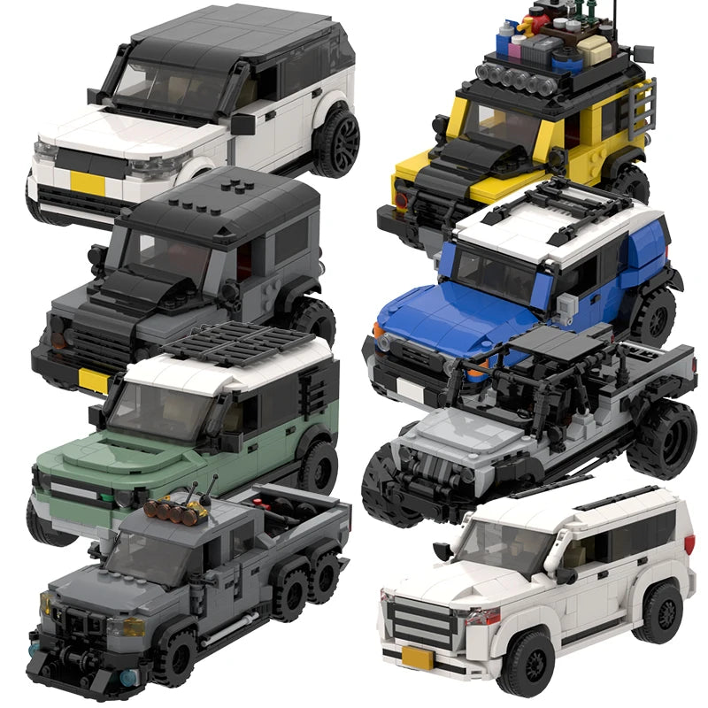 SUV Off-road Racewagen Bouwstenen – LEGO® Compatibel (14+)