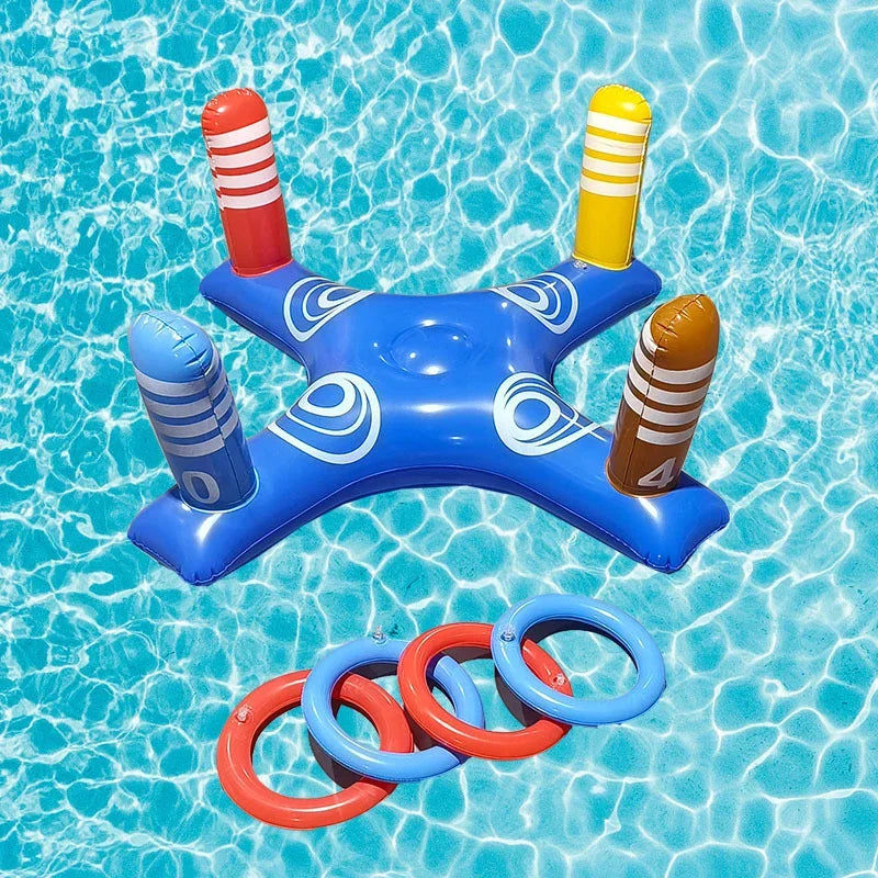 Opblaasbaar Water Basketbal en Ringwerp Spel