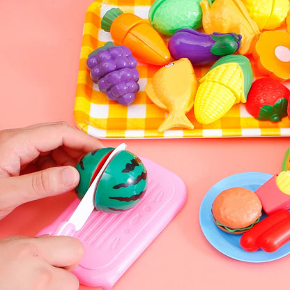 Huismerken Keukenspeelgoed Set voor Kinderen – Koken en Snijfruit