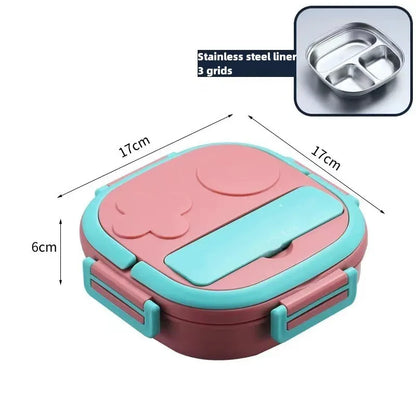 Draagbare RVS Lunchbox voor Kinderen - Lekvrij en Isolerend