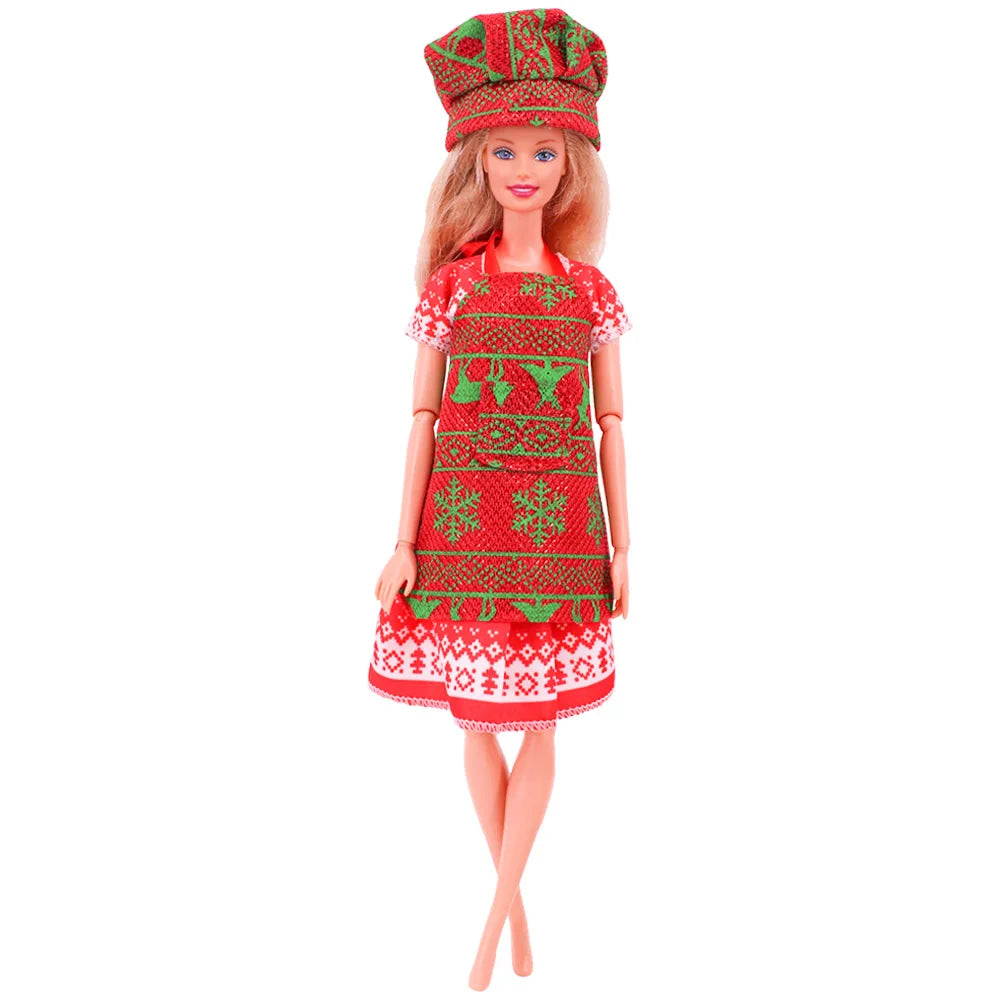 Keukenuniform Poppenkleding voor 30 cm Poppen