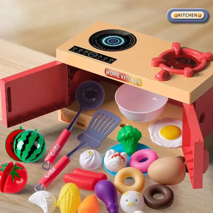 Speelgoed Keukenset voor Kinderen met Pannen en Speelgoed Eten