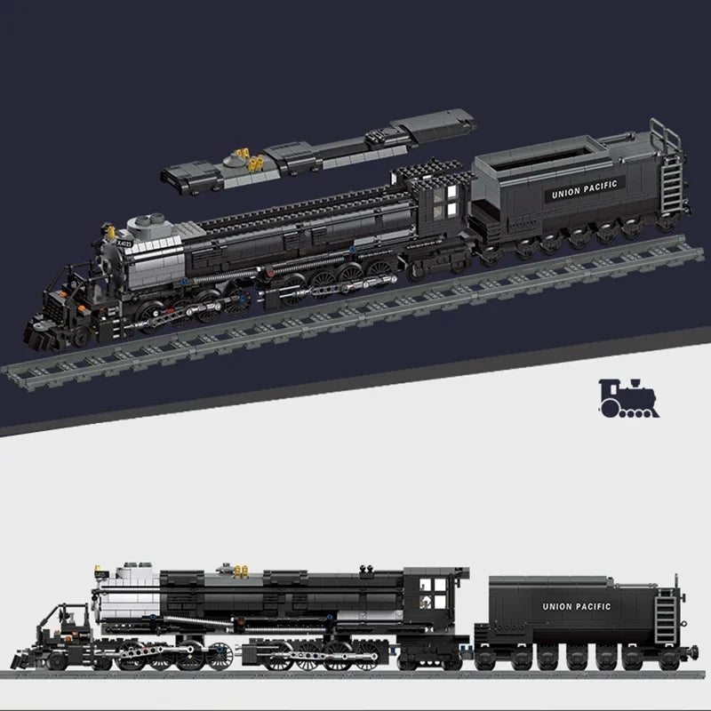 Bouwblokken Model Stoomlocomotief Union Pacific Big Boy