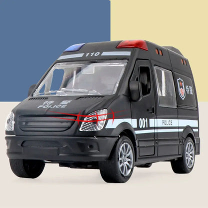 Inertie Voertuig Model – Politieauto, Brandweerwagen of Ambulance