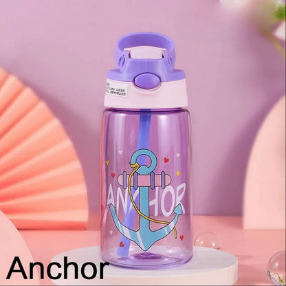 Vrolijke Kinder Drinkbeker met Rietje en Handvat