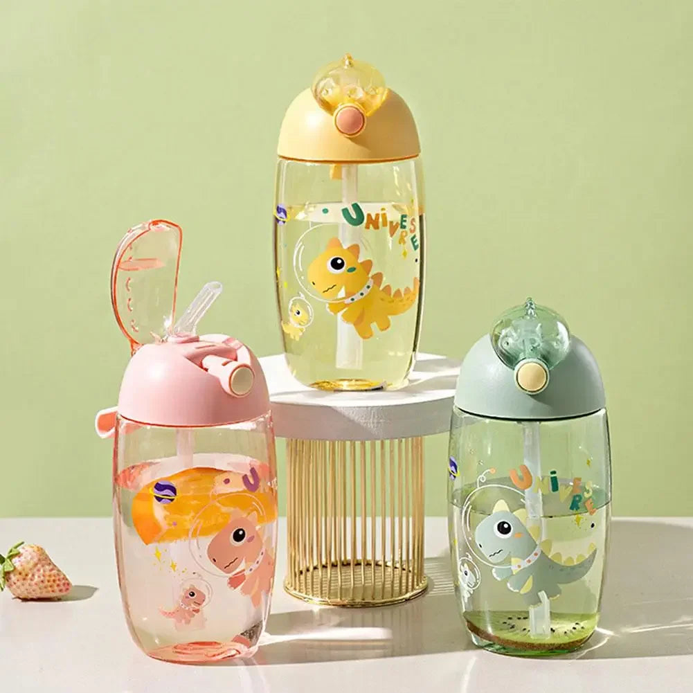 Dinosaurus Drinkbeker met Rietje voor Kinderen - 500ml